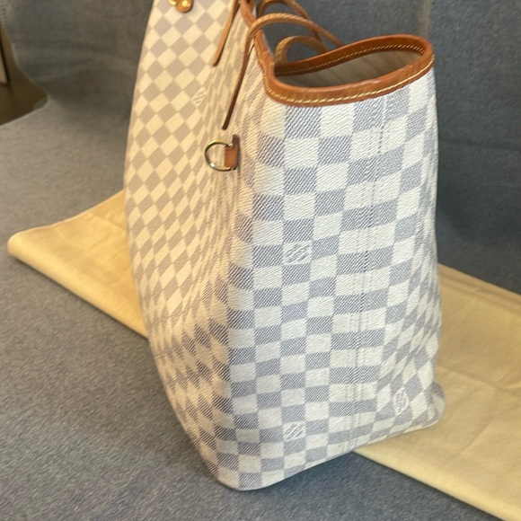 Authentic Louis Vuitton Neverfull GM Damier Azur - Picture 3 of 16